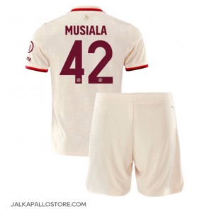 Bayern Munich Jamal Musiala #42 Kolmaspaita Lapsille 2024-25 Lyhythihainen (+ shortsit)